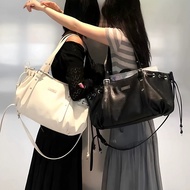 ASON Tote Bag Minju Park Minju Motorcycle PU Leather Shoulder Bag Shoulder Armpit Bag Female