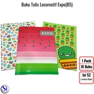 Locomotif Expo B5 Notebook 52 Sheets 1 Pcs