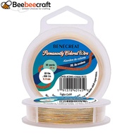 1roll Round Craft Copper Wire Light golden 0.6mm 22 Gauge