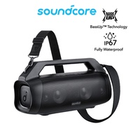Soundcore by Anker Motion Boom Plus IP67 Waterproof Bluetooth Speaker, 80W Stereo Sound, Custom EQ BassUp, USB-C (A3129)