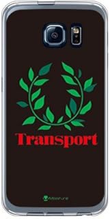 SECOND SKIN Transport Laurel Black (Soft TPU Clear) Design by Moisture/for Galaxy S6 SC-05G/docomo D