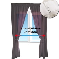 [PRE-ORDER] 70-80% Dim Out Custom Made FREE HOOK Langsir Curtain Harga 1set 2Keping Langsir Ring Eye