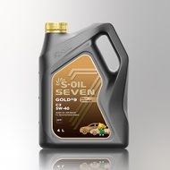 ฟรีเสื้อ น้ำมันเครื่อง S-OIL 7 GOLD #9 C3 5W40 สำหรับเครื่องเบนซิน/ดีเซล
