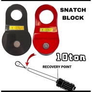 Heavy Duty 4x4 Snatch Block 10 Ton 4x4 Pulley for Winch Defender 10000KG Off road rope