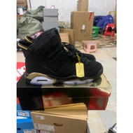 Air Jordan 6 Retro Black Gold AJ6 Basketball shoes CT4954-007 Men's Shoes
