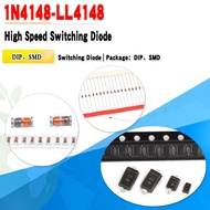 100PCS/lot Switching diode 1N4148 MMBD4148 LL4148 1N4148WS 1N4148WT T4 quality assurance