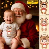 Airport Christmas Clothes for Boys Christmas T-shirts Cute Christmas Deer T-shirts