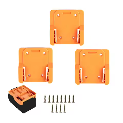 Battery Hanger Bracket For Ridgid For AEG 18V Tools, Wall-Mounted Storage Hook For Workshop Organisa