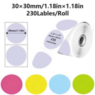 30mm-50mm Thermal Label Sticker Self-Adhesive Thermal Printer Paper Compatible Phomemo M110 M220 M20