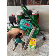 Full set of Nailer / Pneumatic needle gun / Full air tank, handheld machine, air line, needle...
