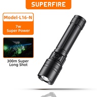 SUPERFIRE L16-N Lampu Suluh Flash Light Waterproof Explosion-Proof High Torch Light Searchlight Wate