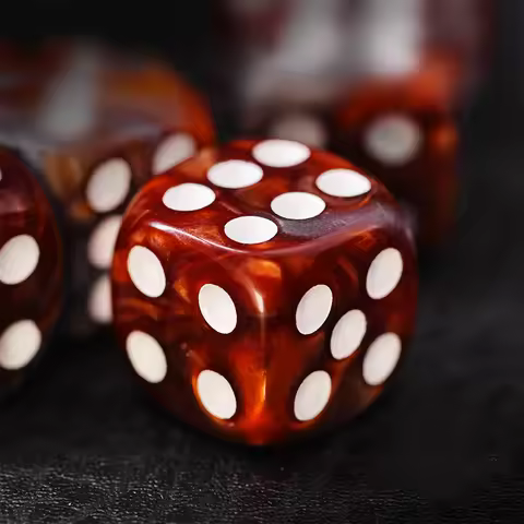 Brown Points D6 Dice Set Warhammers 40K Cthulhu Board Game