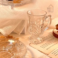 Mini Glass Cup and Saucer Coffee Cup Espresso Cup & Saucer