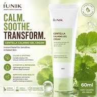 iUNIK Centella Calming Gel Cream 60ml - Centella & Tea Tree Moisturizer for Sensitive, Acne-Prone Sk