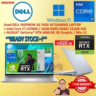 #IN390 USD DELL INSPIRON 16 PLUS Intel i7-13700H 16GB DDR5 512GB SSD NVIDIA RTX4060 RTX 4060 8G QHD 