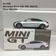 MiniGT No. 508 Mercedes-Benz EQS 580 4MATIC Silver Metallic