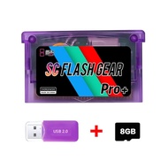การ์ดเกม NEW Mini SC Card 1000+ in 1 Flash GBA Card SCFW V1.5 สำหรับ GBA GBC GB NES พร้อมอะแดปเตอร์ 