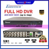ESEETECH 8CH CCTV 4CH / 8CH / 16CH DIGITAL VIDEO RECORDER (DVR)  👍CCTV 8 CHANNEL DVR👍 XMEYE DVR