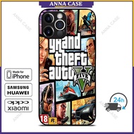 Gta 5 Grand Teft Auto Phone Case for iPhone 17 Pro Max / iPhone 16 Pro Max / 14 Pro Max / Samsung Ga
