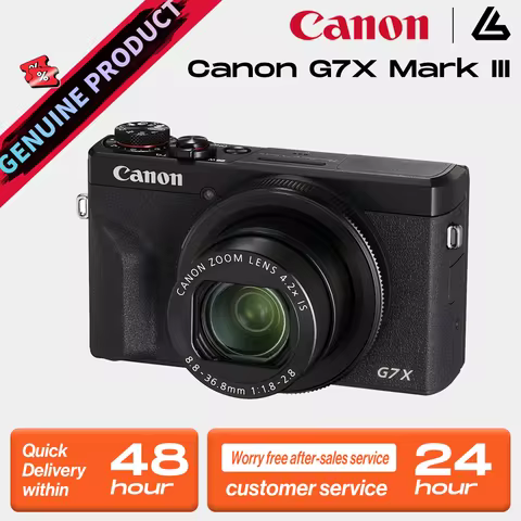 Canon PowerShot G7X Mark III Portable Small Card Digital Camera Optical Zoom 4K Video Anti Shake Vlo