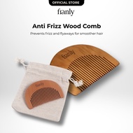 Franly Natural Wooden Hair Comb | Anti-Static Hairbrush | Smooth Detangle | Scalp Massage Comb