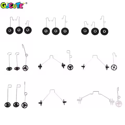 1Set RC Foam Hand Throwing Glider Landing Gear Kit With Wheel Undercarriage Replacement Airplane Acc