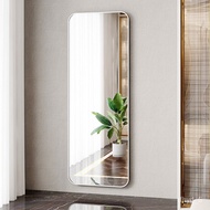 ST-🌊Full-Length Mirror Dressing Floor Mirror Home Wall Mount Wall-Mounted Internet Celebrity Girls' Bedroom Makeup Wall-