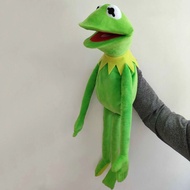 GLEOITE ของขวัญคริสต์มาส 16/40/60เซนติเมตร งา-ถนน สัตว์ หุ่นมือ Kermit Frog The Muppet Show ตุ๊กตายัดไส้ ของเล่นตุ๊กตากบ
