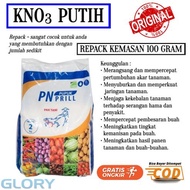 Pupuk Kno3 Putih Pn Priil Pak Tani Kemasan Repack 100 Gram Pupuk-Kalium-Nitrat Perangsang Pertumbuhan Akar Dan Anti Rontok Bunga Buah Pada Tanaman Mangga Jeruk Tomat Strawbery Kentang Bawang Merah Cabe