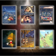 3D color-changing LED light painting Shin-Pencil Boy - ANIME 3D LED light painting for desk and nigh