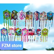 Et-12 Ex45 Independence Character Kites for Children 100 Pcs Viral Et-12