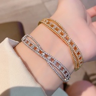 European American New Product Bracelet Diamond-Studded Bright Diamond Flashing Diamond Diamond Brace