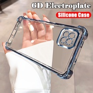 For Samsung Galaxy A22 A22s 5G 6.6 inch SM- A226B A226BDS A226BR Soft Silicone Edge Plating Jelly Ca