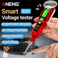 UMISTYDREAM9IQ0 Voltage Test Pen, Buzzer Alarm Double Head Voltage Detector, ANENG B20 30-1000V High