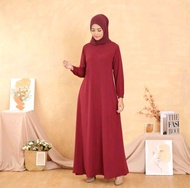 ZAHIDAH GAMIS SYARI POLOS BAHAN CRINCKLE AIR FLOW