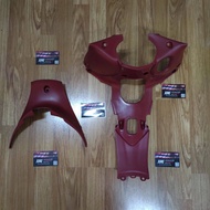 wave125 i Whale Console Center Zone + Under Seat 2 Real Matt Red 2012-2017