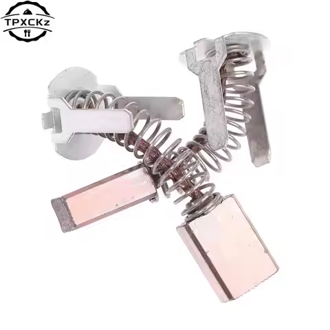 2pcs Carbon Brushes Repalce for GSB180-Li GSB140-Li Power Tool Accessories 4.5*8*12mm Carbon+Metal