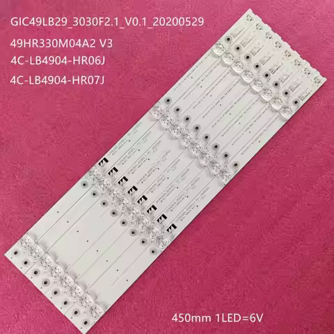 4LED LED Backlight Strip for 49UD6596 TCL L49P3CFS 49P3 49P3C D49A620U B49A81S-UD L49P1-UD L49P2-UD 