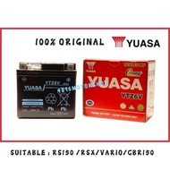 100% ORIGINAL YUASA YTZ6 HONDA RS150 RS RSX150 RSX CBR150 VARIO150 BATTERY BATERI KERING YTZ6V 12V 5