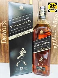 Johnnie Walker Black Label 12y Whisky 1L 💯 Original Ready Stock