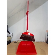 Floor Broom Plastic Dustpan Set – Household Broom with Large Dustpan Broom and Dustpan Set Broom Dus