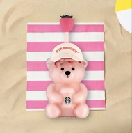 Starbucks 20oz Bearista Glass Bear with Strawberry Topper 20oz 星巴克熊士多啤梨造型玻璃杯
