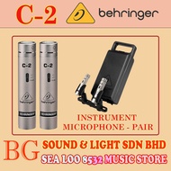 BEHRINGER  C2/ C-2 STUDIO CONDENSER MICROPHONE MATCHED - PAIR