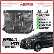 Perodua Myvi (2018-2024) Engine Cover Besi Metal Lower Under Engine Cover Alloy Powder Coated Airflo