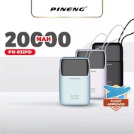 Pineng PN-832PD 22.5W 20000mAh Powerbank Built-in Cable Fast Charging PN832 Pineng 10000mAh PN710