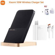 （A Creative） Xiaomi 50W Wireless Charger Set With 67W 6A Cable Vertical Air Cooling Fast Charging Fo