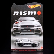 Hobby Store xe mô hình Hot Wheels RLC Nissan Skyline GT-R R34 Bạc ( mới 100% )