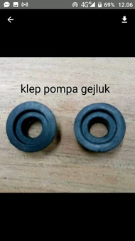 Klep gejluk gejlug karet pompa gejluk