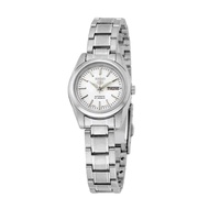 Seiko 5 Women’s Automatic Silver Stainless Steel Band Watch SYMK13K1