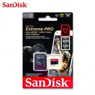 SanDisk Extreme Pro UHS-I 512GB 高速記憶卡 microSD A2 U3 V30 200MB/s（SD-SQXCD-512G）